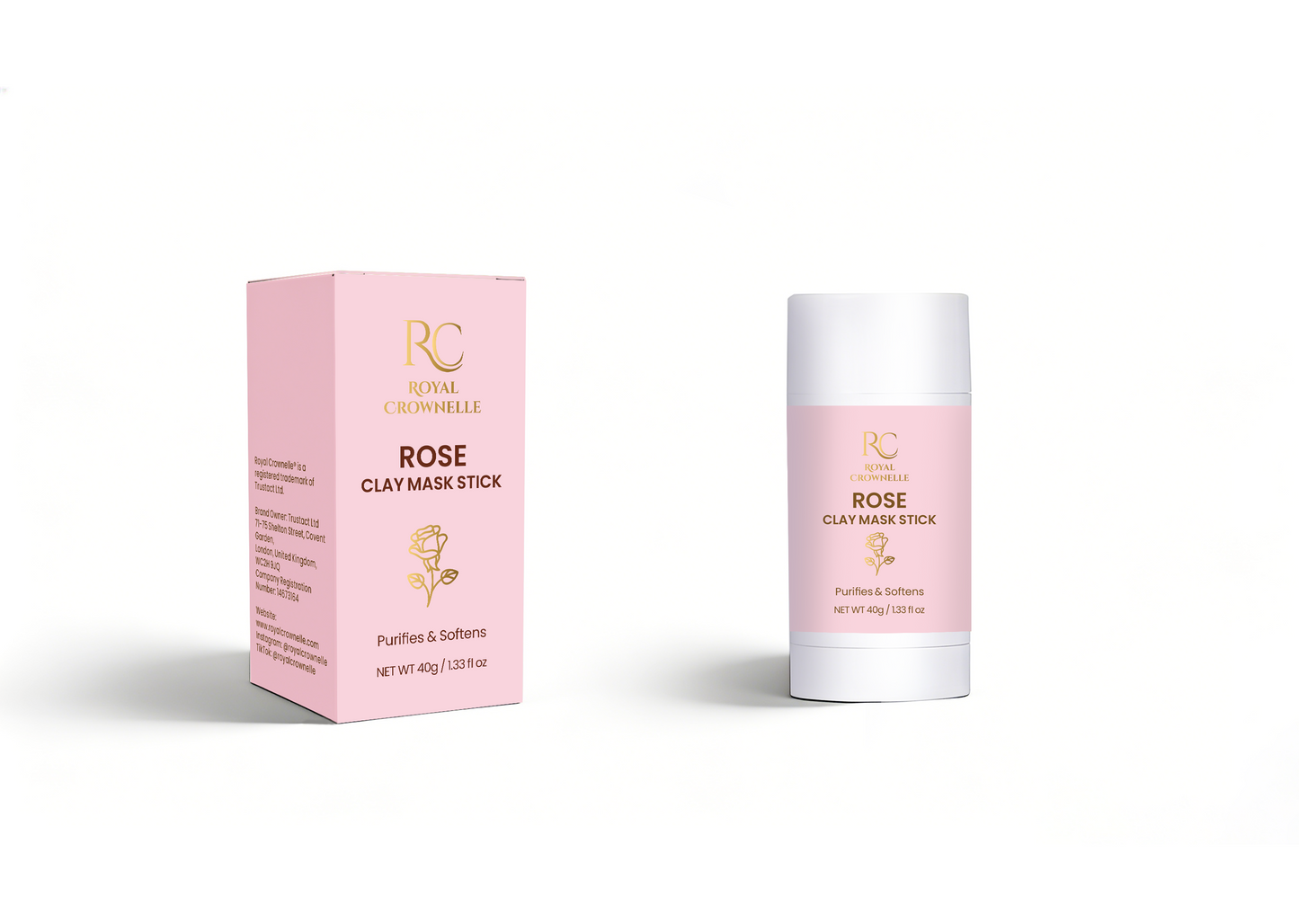 Rose Clay Mask Stick